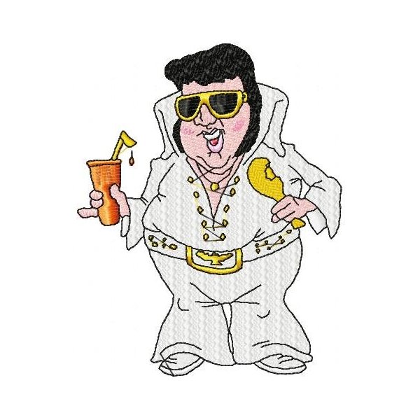 Caricatura Elvis