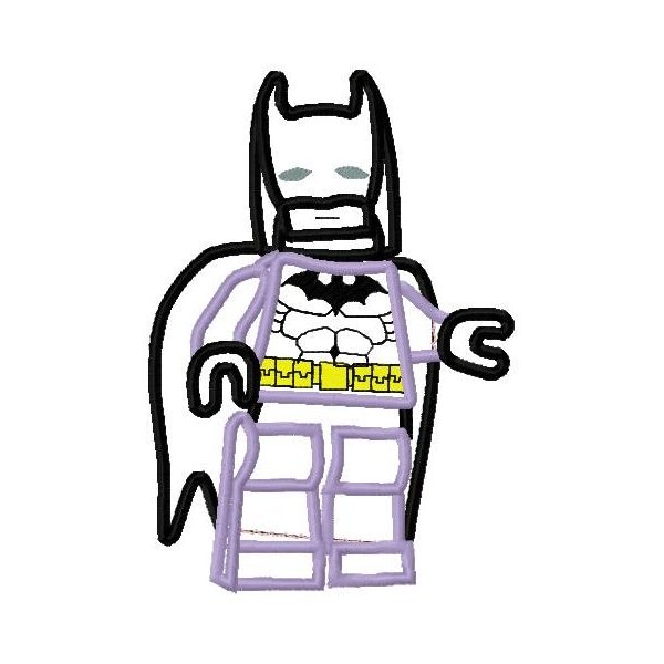 Batman Lego 1 Aplique