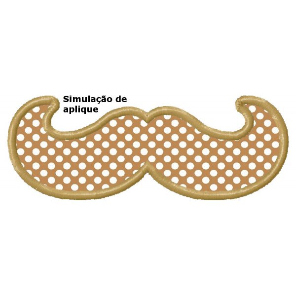 Bigode Mustache Aplique 1